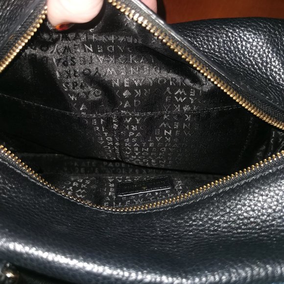 Kate Spade Black Pebble Leather Shoulder Bag Handbag Crossbody - Picture 2 of 9